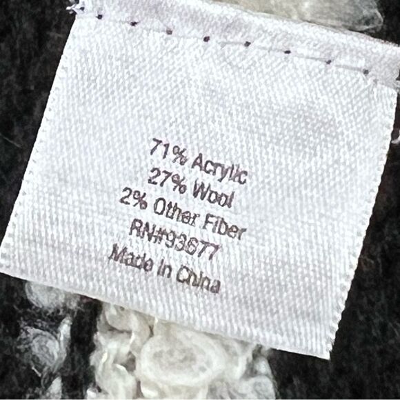 ana Multi Color Textured Sleeveless Cardigan Size Small - Picture 10 of 12